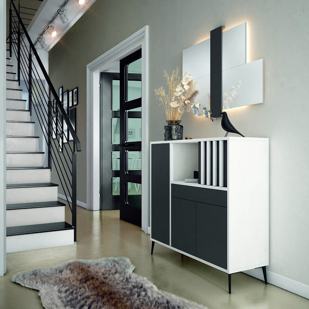 Recibidor diseñado por muebles lux