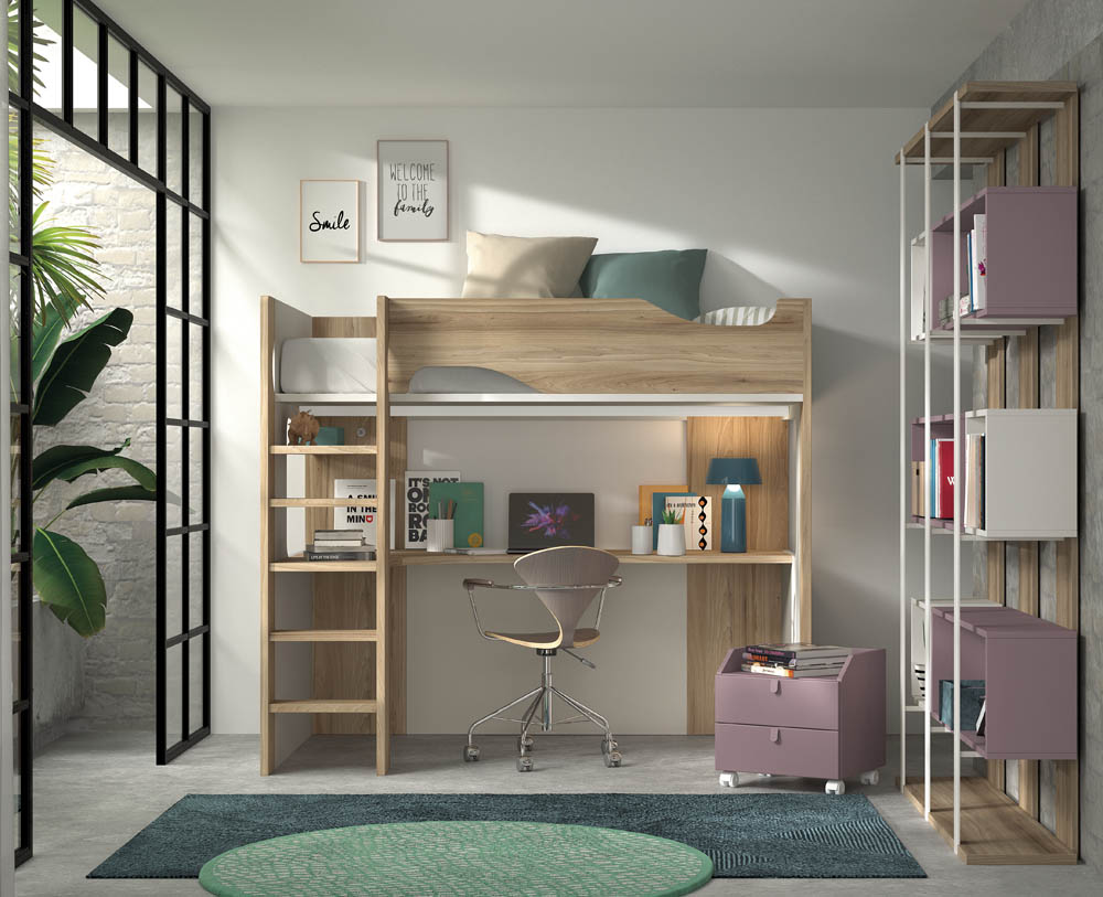 Dormitorio infantil diseñado por muebles lux